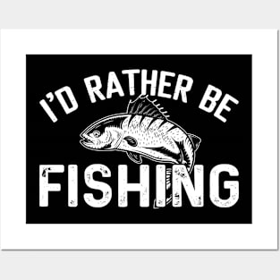 Fishing Is My Hobby And A Day Without Fishing Rod Funny Posters and Art